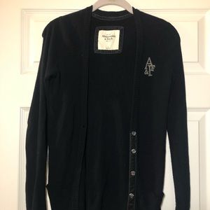 Abercrombie & Fitch Navy long cardigan sweater S